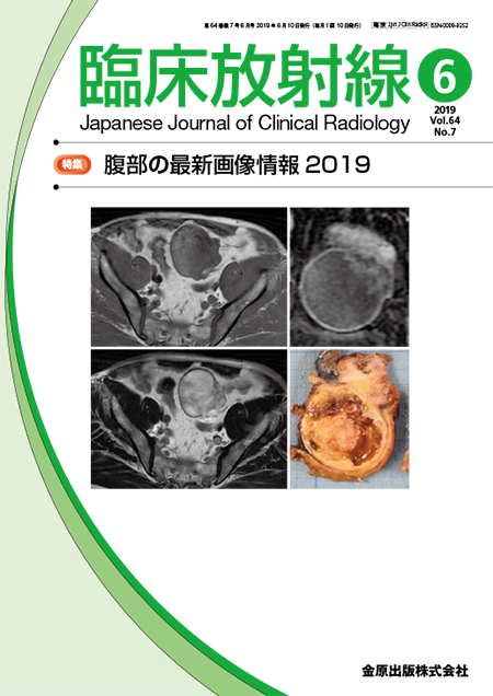 臨床放射線 2019年6月号 64巻7号 特集 腹部の最新画像情報2019【電子版】